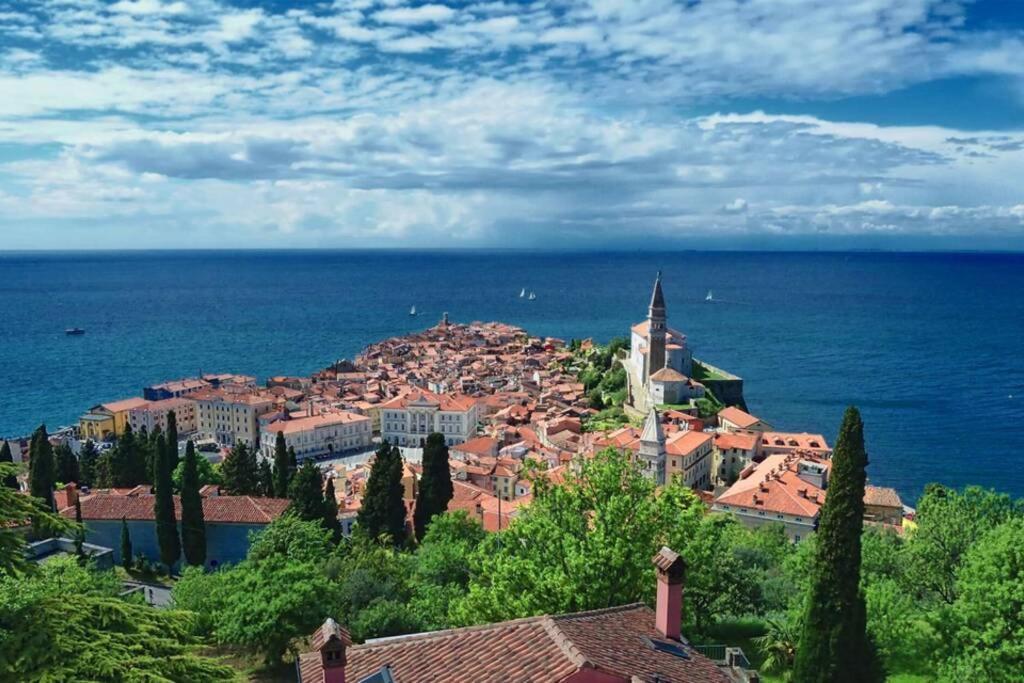 Unique Spacious Apartment With Terrace Piran Exterior photo